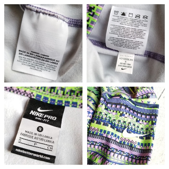 🔥Nike Pro 1/2 Zip Aztec print Dri-fit Running - Picture 4 of 7